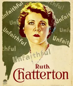Images Dated 23rd October 2009: UNFAITHFUL, Ruth Chatterton on window card, 1931