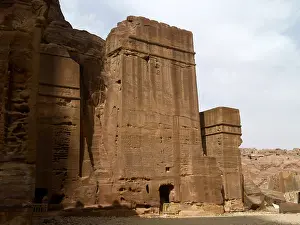 Archaeology Prints: Unfinished Nabatean Tombs, 1st Century B