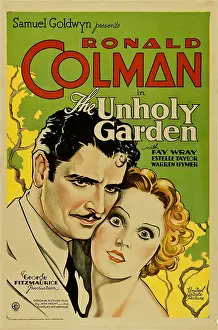 Colman Prints: THE UNHOLY GARDEN, from left: Ronald Colman, Fay Wray, 1931