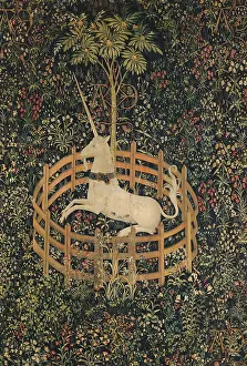 Garden Prints: THE UNICORN IN CAPTIVITY, 1495-1505