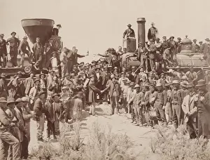 Tracks Prints: Union and Central Pacific Railroads joined their rails at Promontory Summit