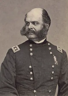 Mexican War Veteran Prints: Union Major General Ambrose E. Burnside c