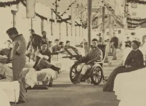 Patients Prints: Union soldiers in Ward K, Armory Square Hospital