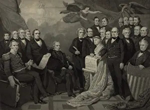 Daniel Prints: UNION, a symbolic commemoration of the Compromise of 1850, to preserve the Union
