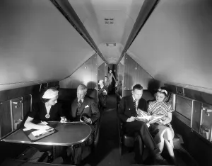 Passenger Prints: United Airlines Mainliner sleeper airplane