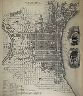 Coast Prints: United States (1840). Philadelphia