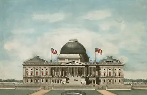 Images Dated 8th May 2008: United States Capitol, Washington, D.C. In the 1830s, as it was originally designed