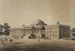 Etching Prints: United States Capitol in Washington