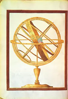 Astronomy Prints: Unknown, Armillary sphere, 1612 - 1615