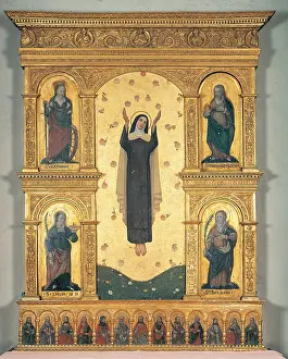 Five People Prints: Unknown artist, Polyptych, 15th Century