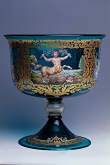 Creativity Prints: Unknown, Glass cup with deer's sloughing