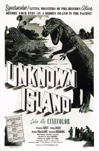 Prehistoric Prints: UNKNOWN ISLAND, US poster art, 1948