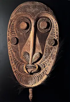 Nose Prints: Unknown, Mask, 19th Century, wood