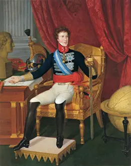 Helm Prints: Unknown, Portrait of Carlo Lodovico di Borbone
