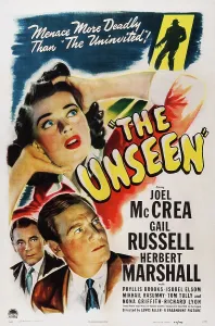 Silhouette Prints: THE UNSEEN, US poster art, top: Gail Russell