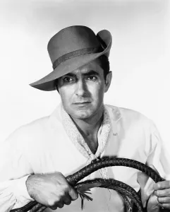 Whip Prints: UNTAMED, Tyrone Power, 1955, TM & Copyright 20th Century Fox Film Corp