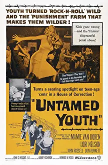 Mamie Prints: UNTAMED YOUTH, top center: Mamie Van Doren