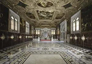 Ceiling Prints: Upper Hall and Treasury, by Jacopo Robusti said Tintoretto