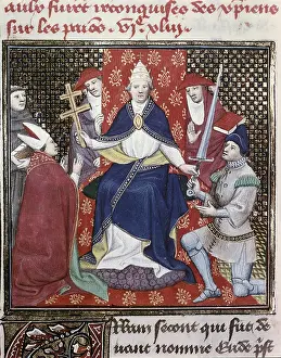 Crusade Prints: URBAN II (c. 1035 - 1099). Pope of the Catholic Church (1088-1099)
