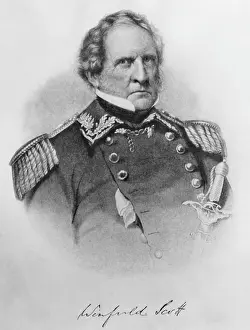 General Prints: U.S. Army general Winfield Scott