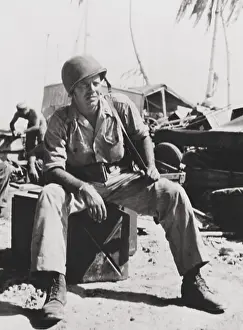 U.S. Marine Captain Louis Hayward on Tarawa