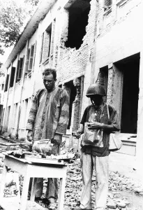 Capture Prints: U.S. POW near the Hanoi, hospital allegedly damaged by U