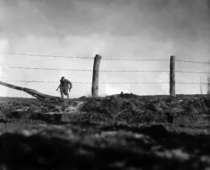 Belgium Prints: U.S. soldier on a one-man sortie