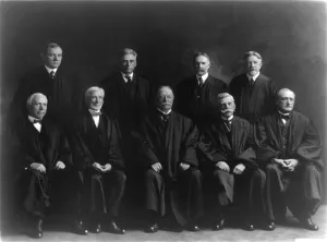 Legal Prints: U.S. Supreme Court in 1924. Left to right: Van Devanter