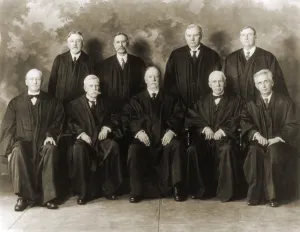 Legal Prints: U.S. Supreme Court in 1925. Left to right: McReynolds
