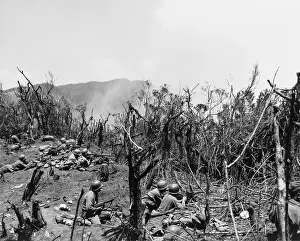 Invasions Prints: U.S. Troops dug in on Hill 604