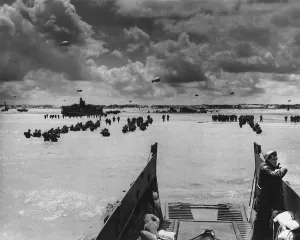 English Channel Prints: U.S. Troops land at Normandy on D-Day