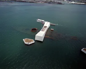 Hawaii Prints: The USS ARIZONA Memorial in Pearl Harbor