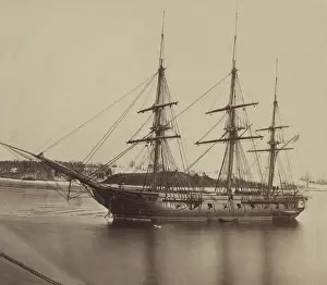 Lcgr1810 Prints: The USS Macedonian, a three-masted
