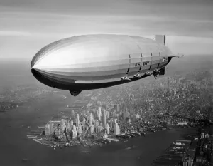 Financial District Prints: USS Macon, sister ship of USS Akron