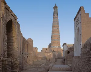 Aisan Prints: UZBEKISTAN. HOREZM. Khiwa. Pahlavan Mahmud Complex or Mausoleum of Khans (1701)