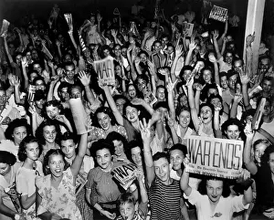 Tennessee Prints: V-J Day (Victory Over Japan) celebrations in Oak Ridge, Tennessee