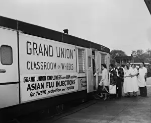 Sign Prints: Vaccination of employees against the 1957 Asian Flu pandemic