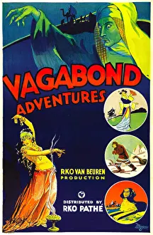 Arabian Prints: VAGABOND ADVENTURES, poster art, 1932