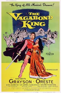 Kathryn Prints: THE VAGABOND KING, US poster art, from left: Oreste Kirkop, Kathryn Grayson, 1956