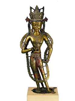 Zhonghua Prints: The Vajrapani Bodhisattva. 11th c