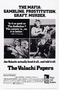 Mafia Prints: THE VALACHI PAPERS, US poster art, Charles Bronson, (top right insert), 1972