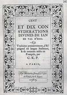 Philosophy Prints: VALDES, Juan de (1500-1541)
