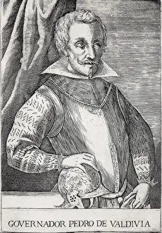 Colonies Prints: VALDIVIA, Pedro de (1497-1553)