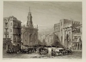 Markets Prints: Valencia. Market Square
