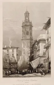 Lhorta Prints: Valencia. Tower of Santa Catalina