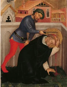 Martyr Prints: Valle Romita Polyptych, by Gentile di Niccol known as Gentile da Fabriano