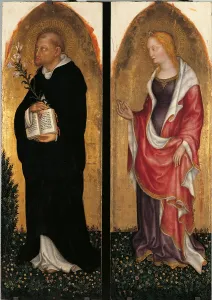 Flask Prints: Valle Romita Polyptych, by Gentile di Niccol known as Gentile da Fabriano