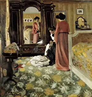 Post Impressionists Prints: VALLOTTON, Flix (1865-1925). Interior