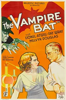 Lionel Prints: THE VAMPIRE BAT, from top left: Lionel Atwill