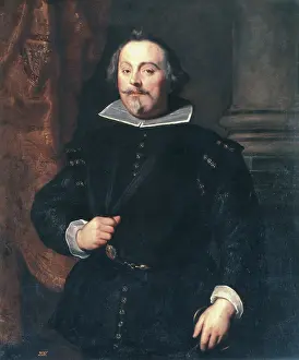 17th C Prints: VAN DYCK, pupil of Anton (17th century). Francisco de Moncada. 17th c